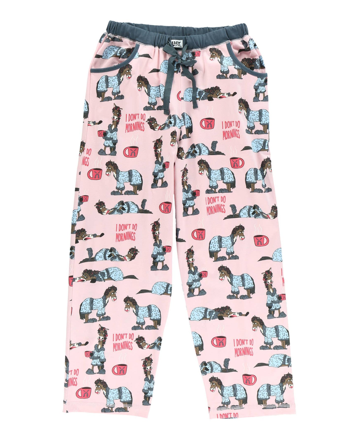 DDM Horse Women's Pajama PantDontDo Mornings By LAZY One