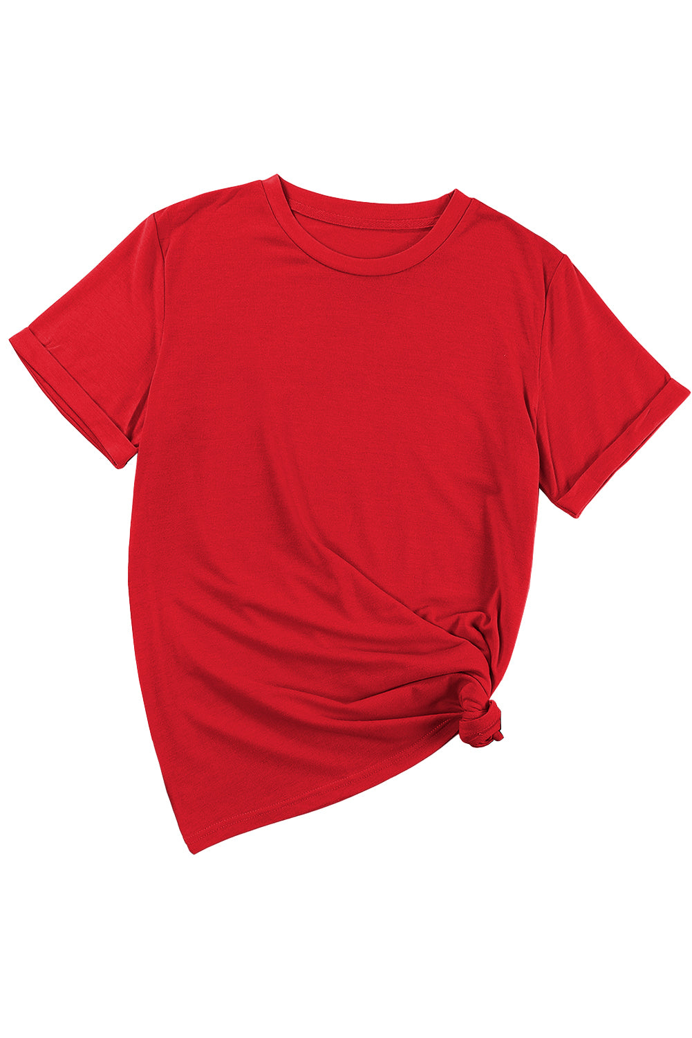 Plain Crew Neck Tee