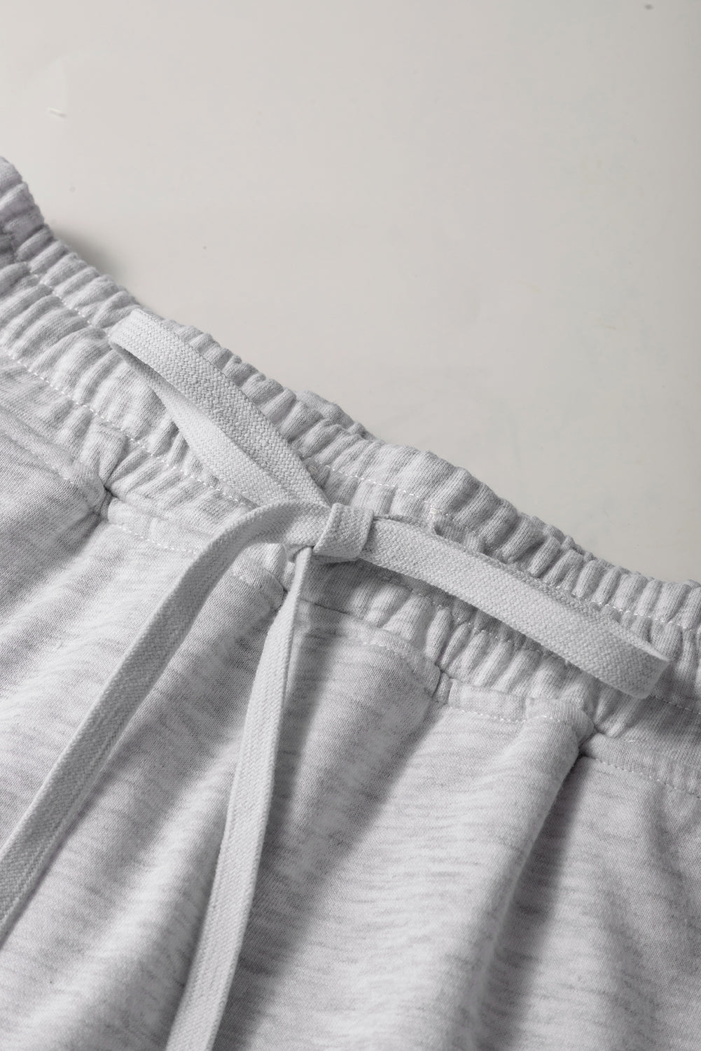 French Terry Drawstring Waistband Mini Skort