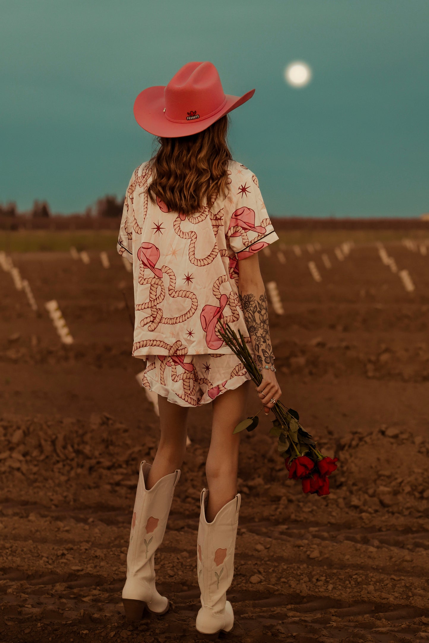 Cowboy Heart Roper Silky Pajama Sets