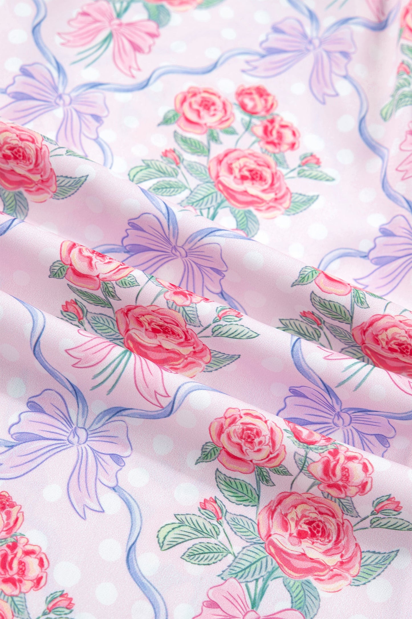 Floral Collar Ruffle Half Sleeve Shirt