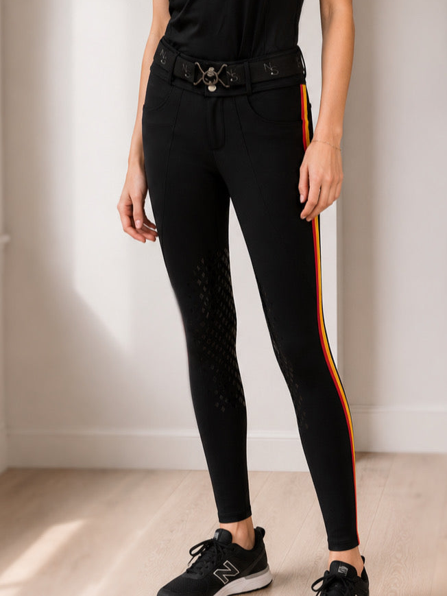 Neon Spur Fast Track Silicone Knee Patch Breeches