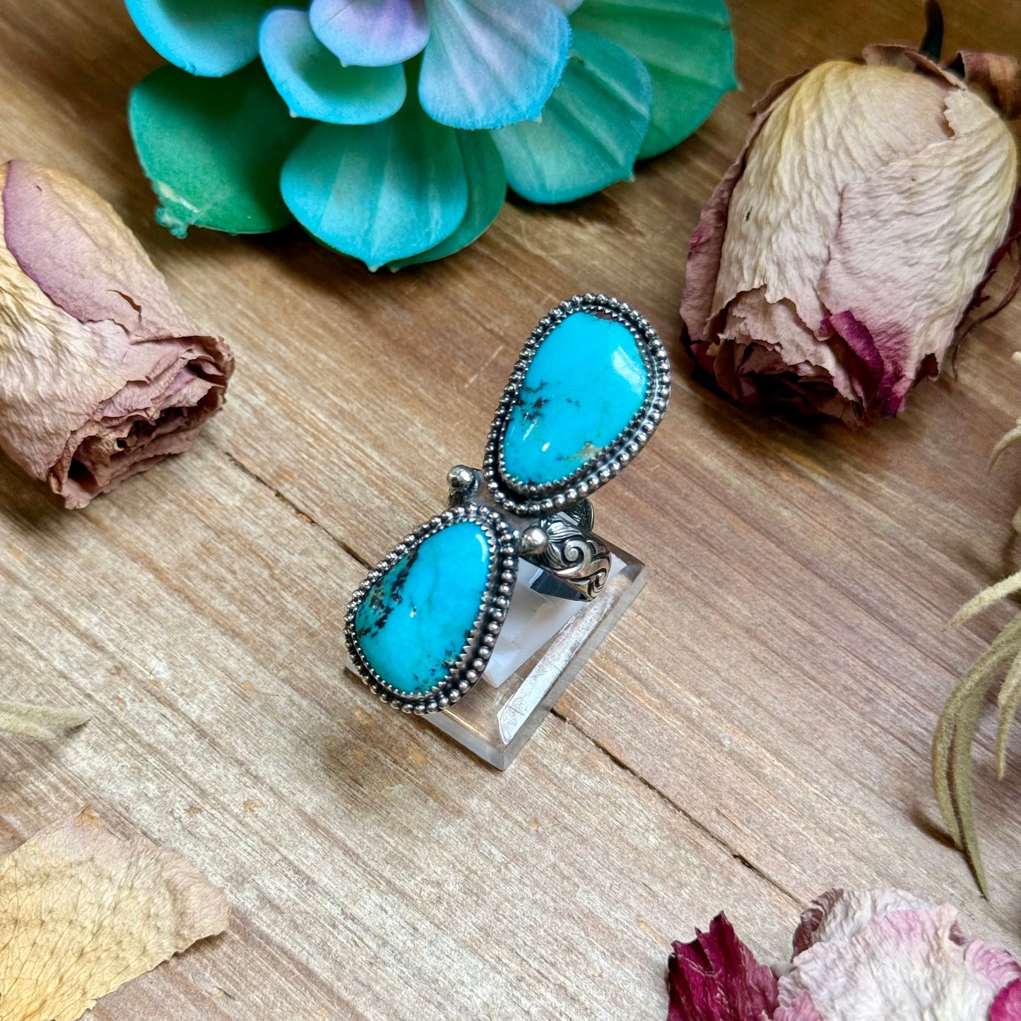 mj ring - 2 stone