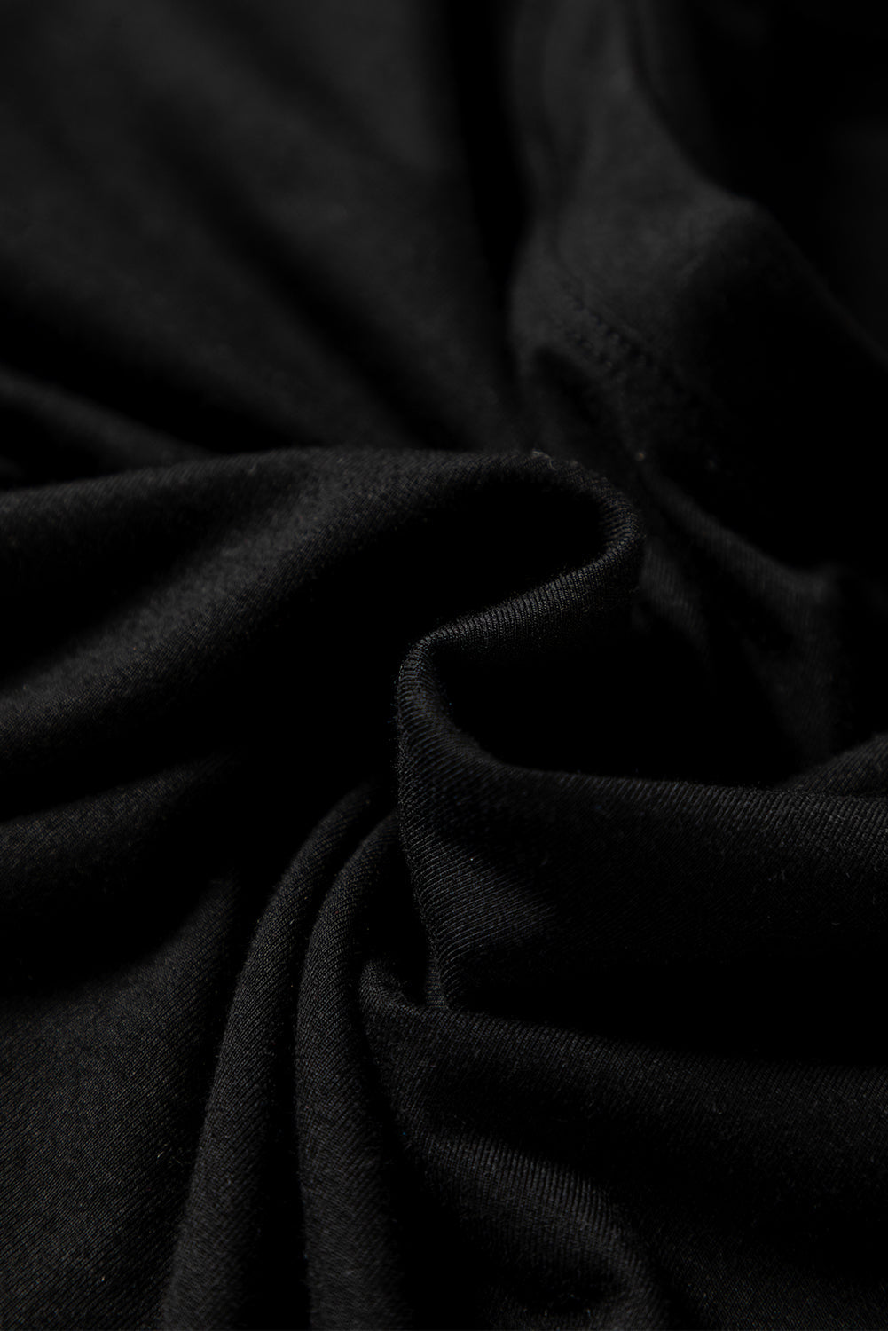 Solid Scoop Neck Long Sleeve Top