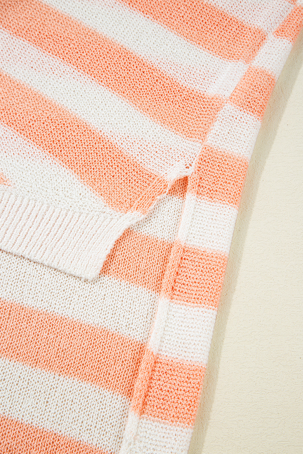 USA Flag Notch-Neck Sweater Top