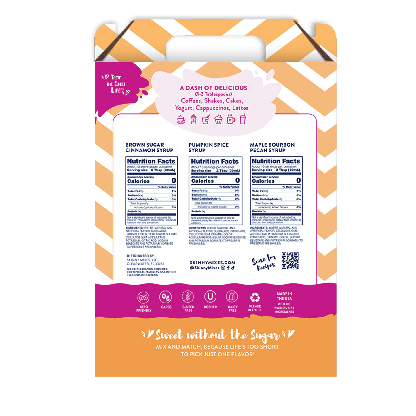 Fall Favorites Syrup Trio - Sugar Free Gift Set