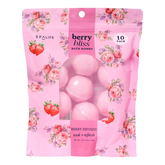Valentine’s Berry Bliss Bath Bombs – 10 Pack 