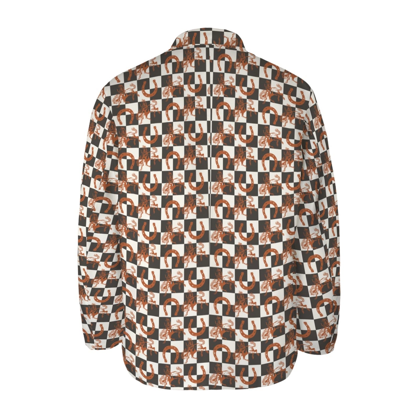 Checkered Rodeo Men's Western Blazer
