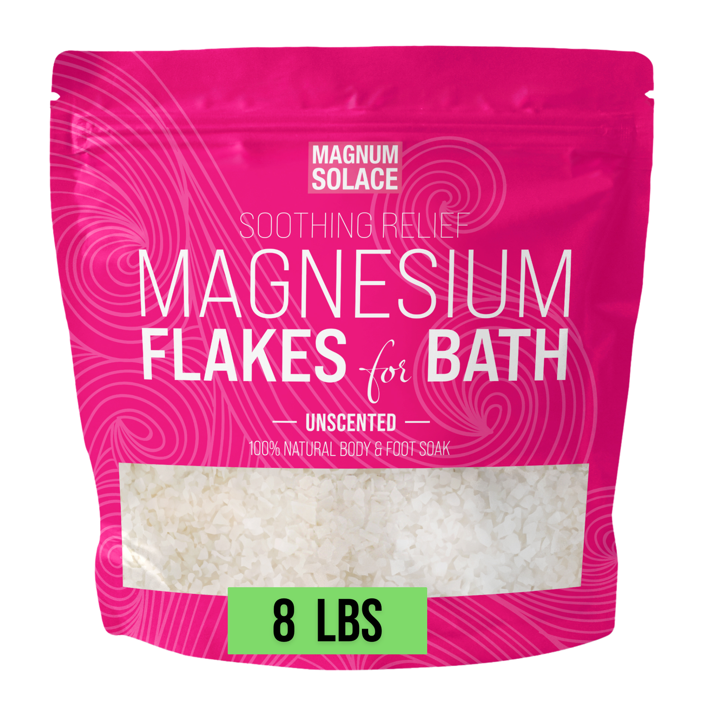 Magnesium Bath Flakes Pink Edition, Dead Sea Bath Salts, Uns