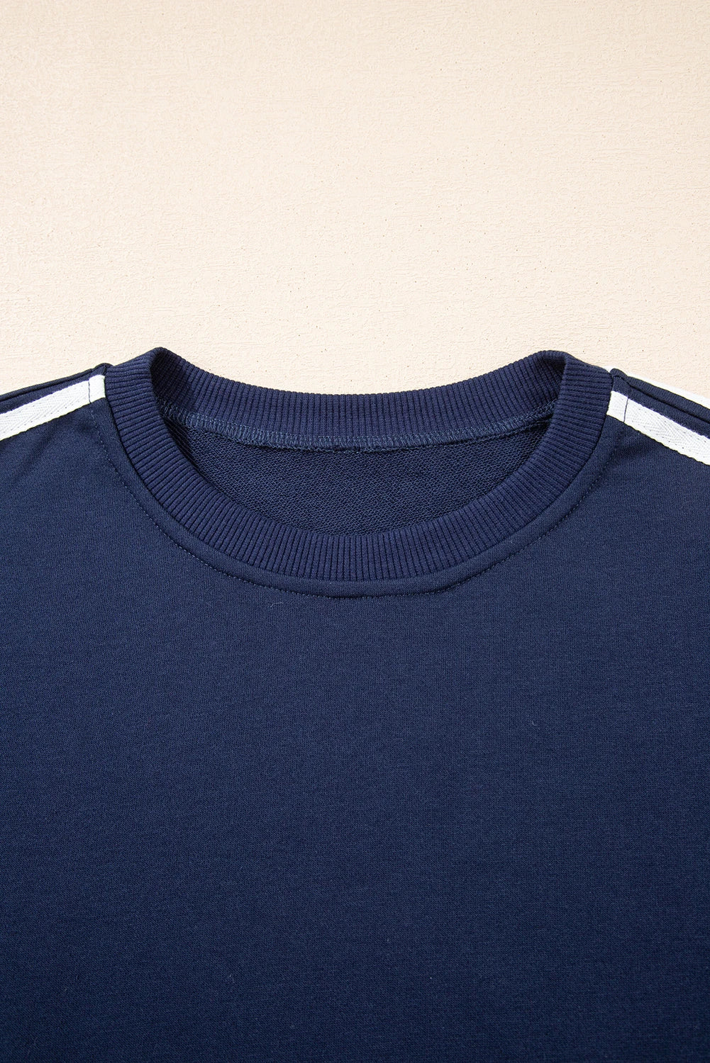 Varsity Stripe Detail Crewneck and Sweatpants Set
