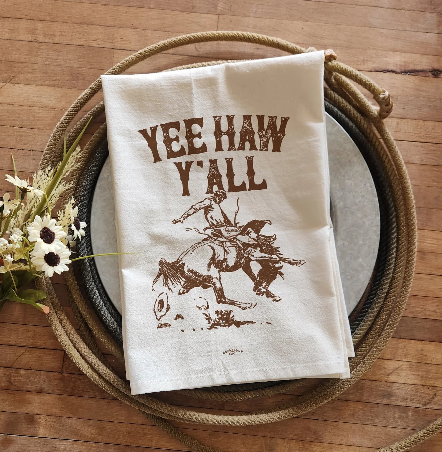 Old Fashioned Tea Towel