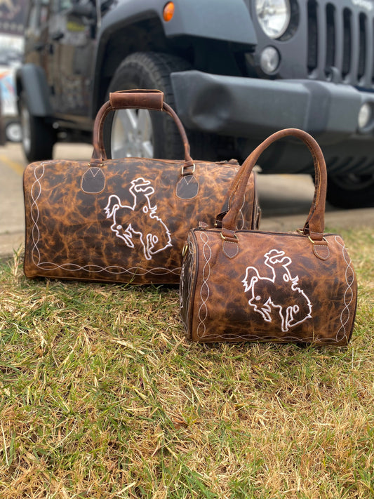 Bucking Horse Vintage Duffle Bag