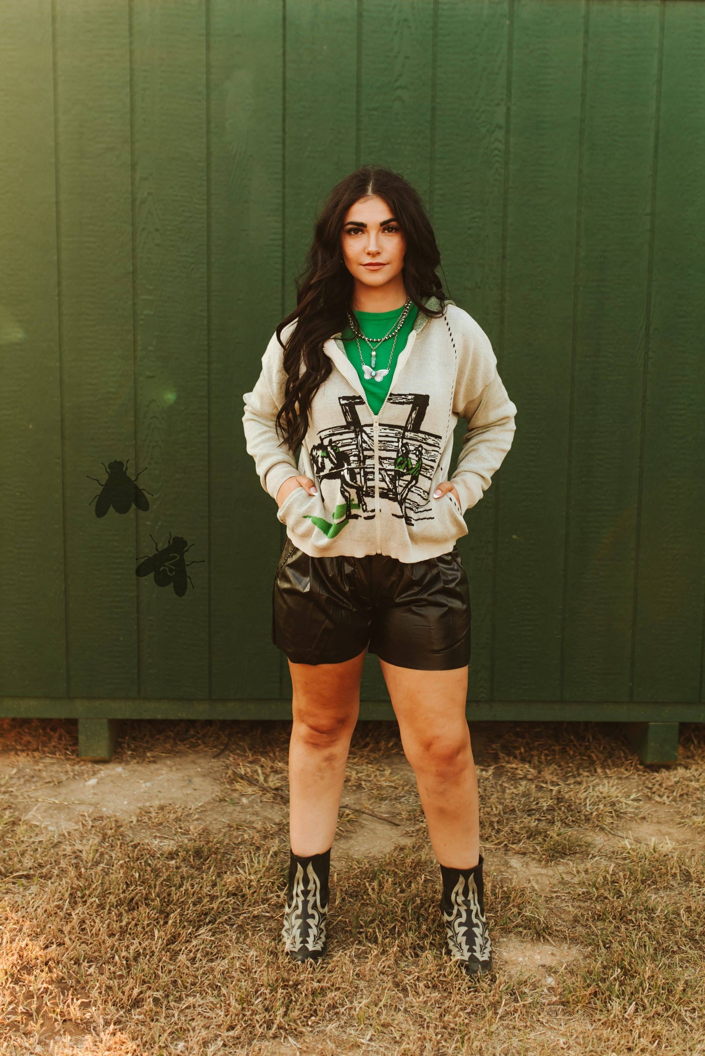 THE RANCHITA *VERDE Sweater by 2 Fly