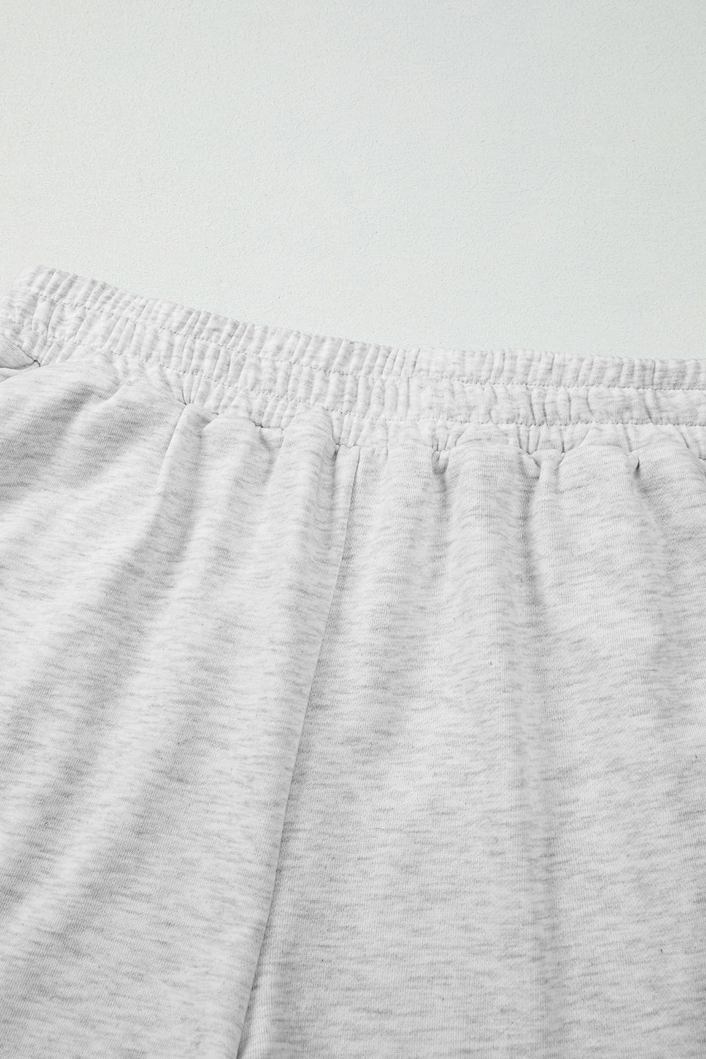 Bow Embroidered Pullover and Shorts Set