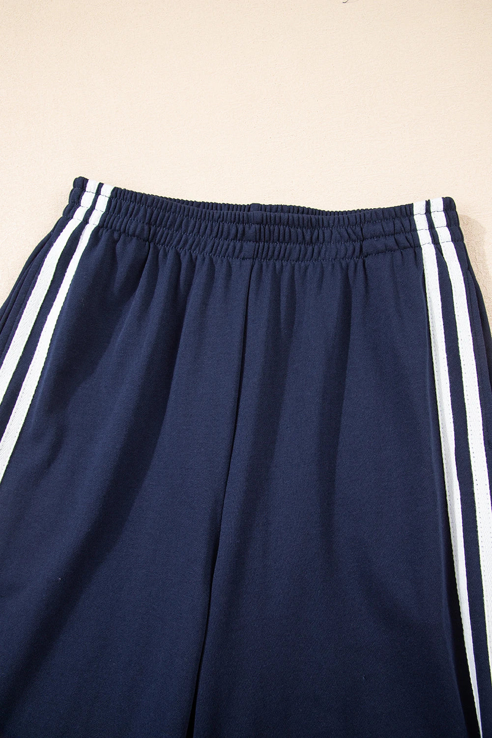 Varsity Stripe Detail Crewneck and Sweatpants Set