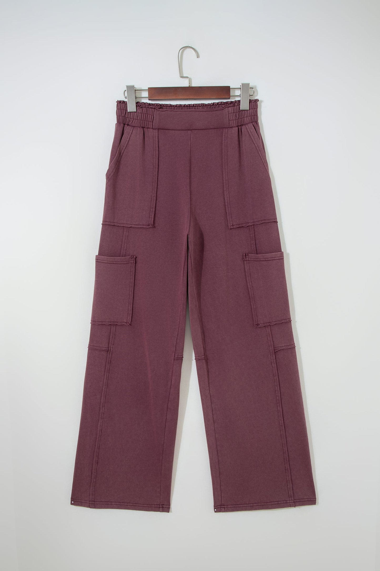 Mineral Wash Cargo Patch Pocket Utility Sweatpants