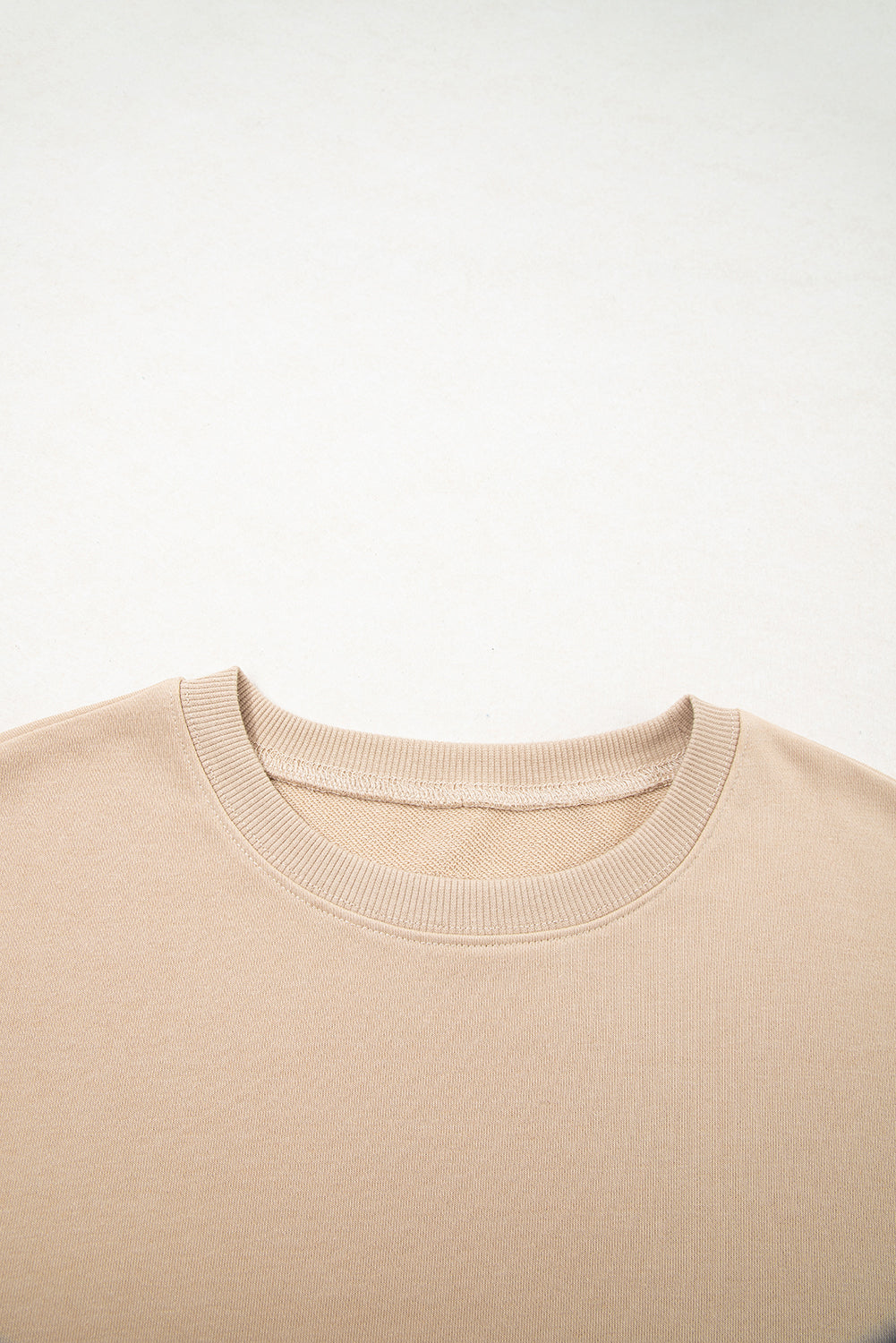 Plaid Colorblock Patchwork Sleeve Reverse Seam Sweatshirt