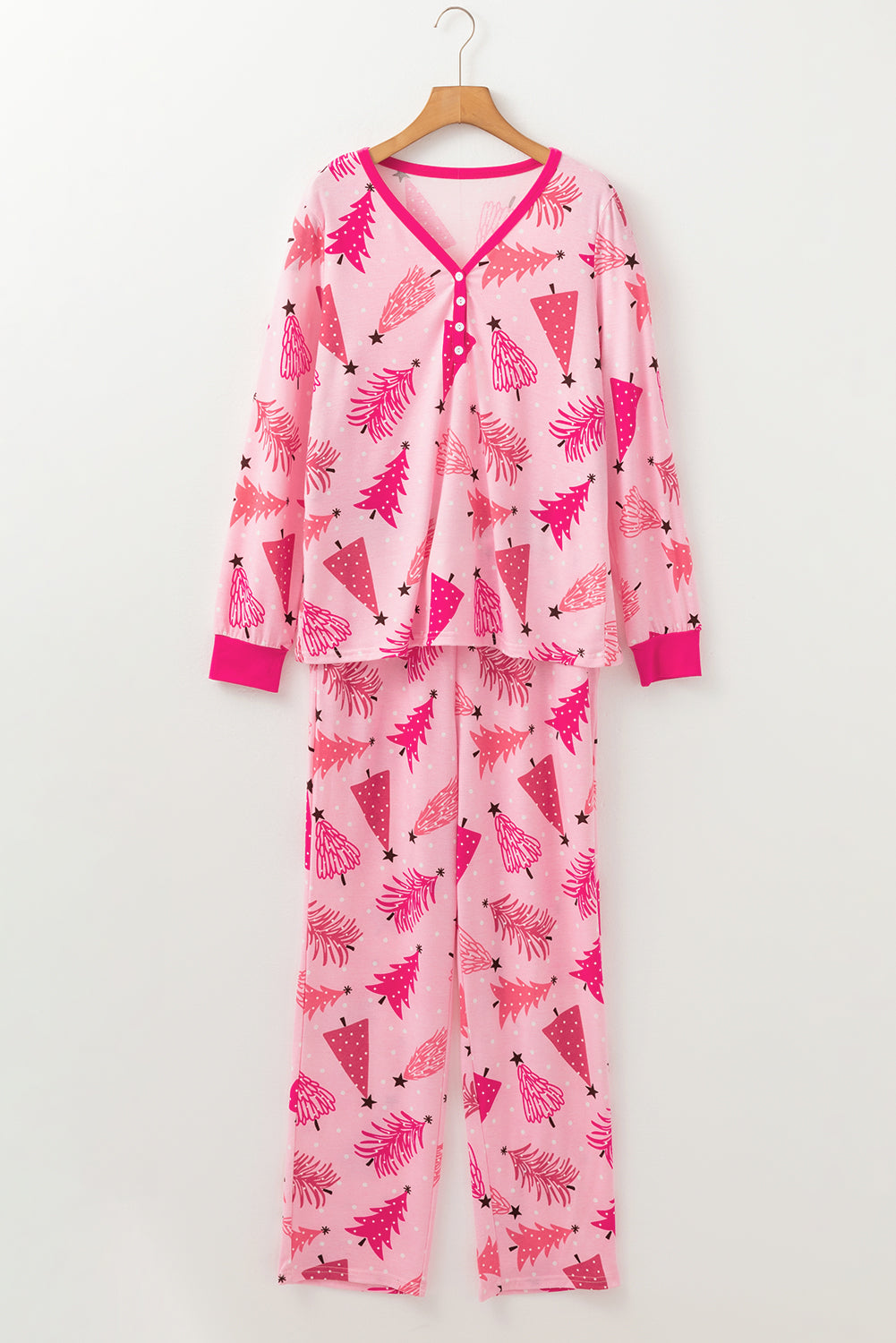Christmas Tree Pullover and Pants Lounge Set