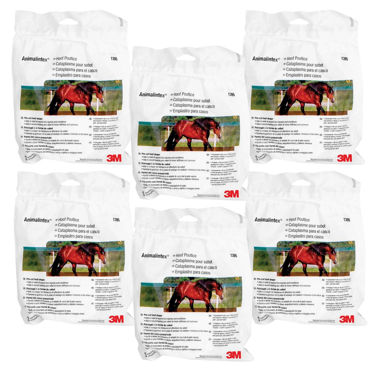 3M Animalintex Hoof Poultice Pads for Horses