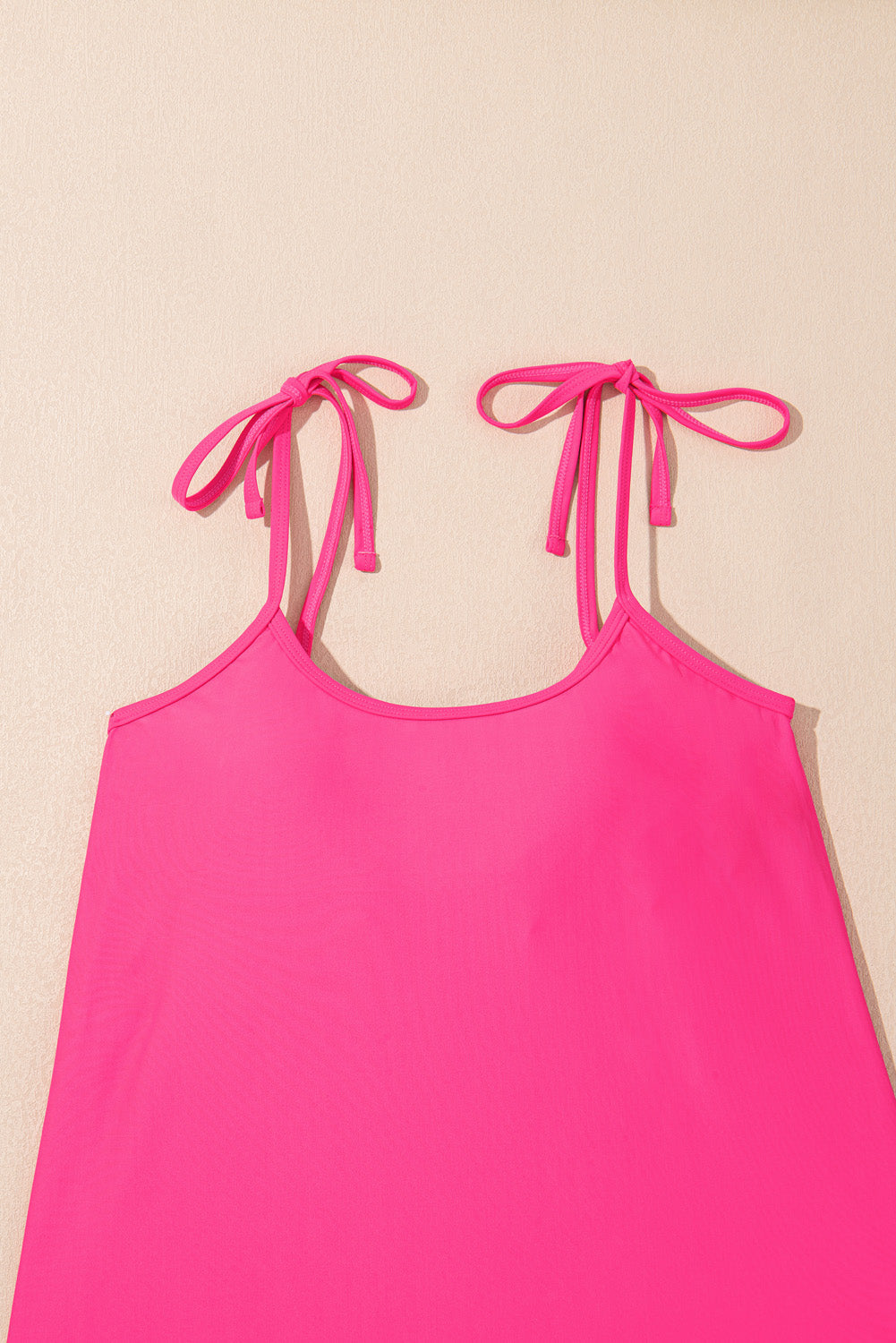 Floral Tie Shoulder Cute Tankini Set