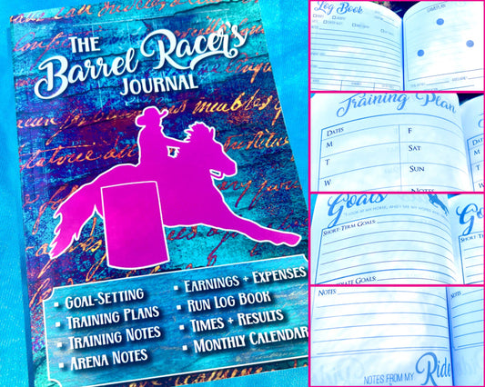 The Barrel Racer's Journal - Turquoise Cover