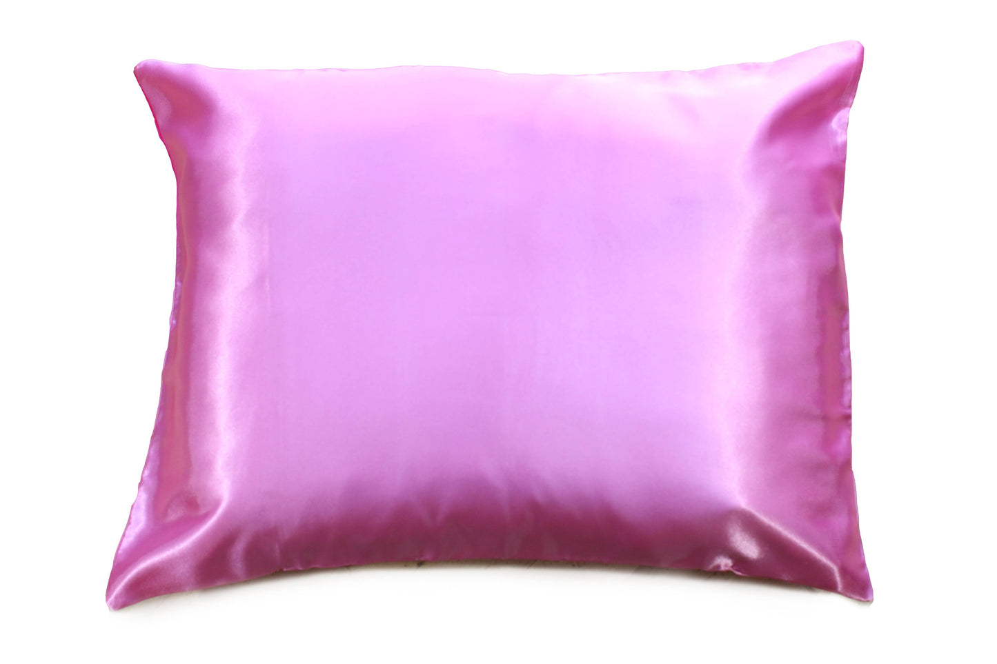 Pink Opalescent Gift Box with Bow - QN/STD Satin Pillowcase
