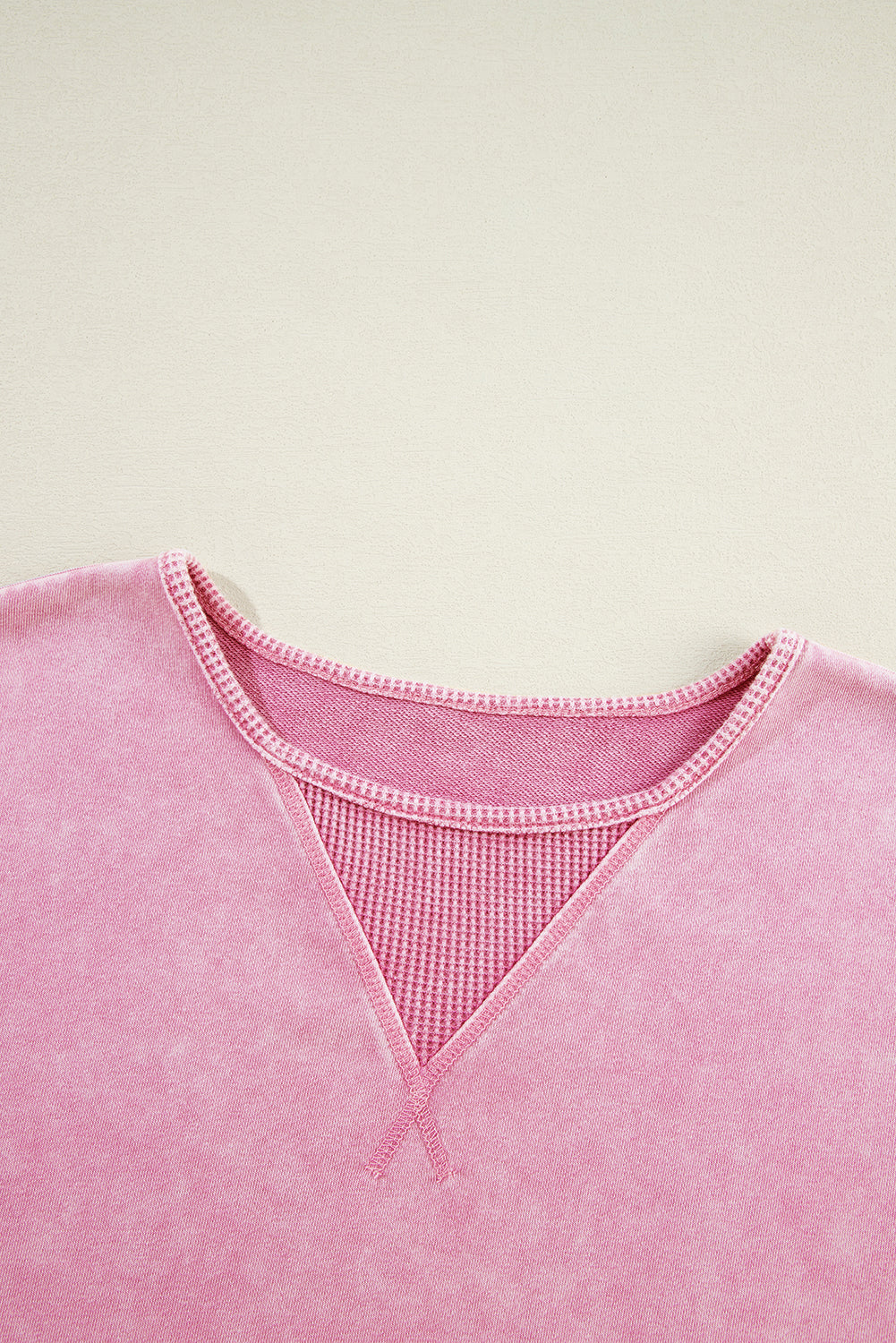 Mineral Wash Drop Shoulder Pullover Sweatshirt