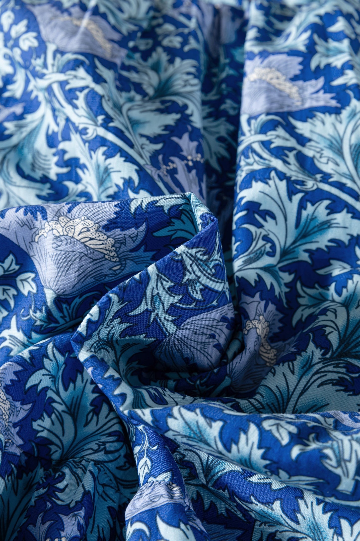 Floral Frilled V-Neck 3/4 Sleeve Midi Dress