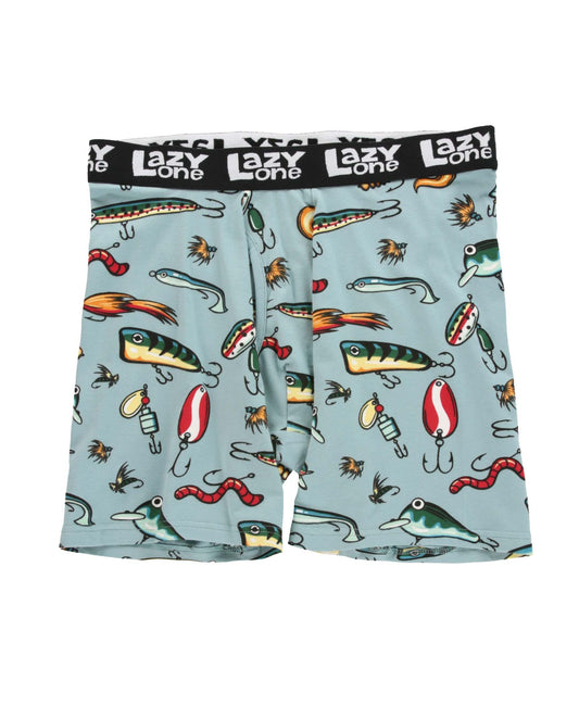 Fishing Lures Boxer Brief by Lazy One