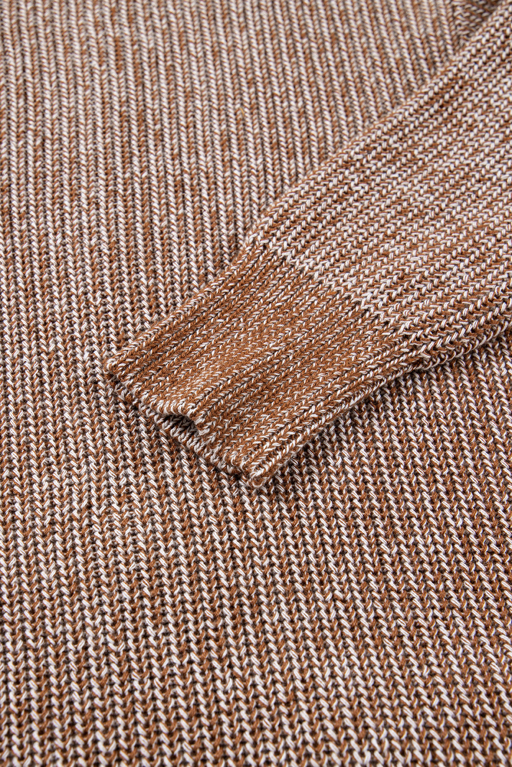 Solid Knit Open-Front Pocketed Cardigan