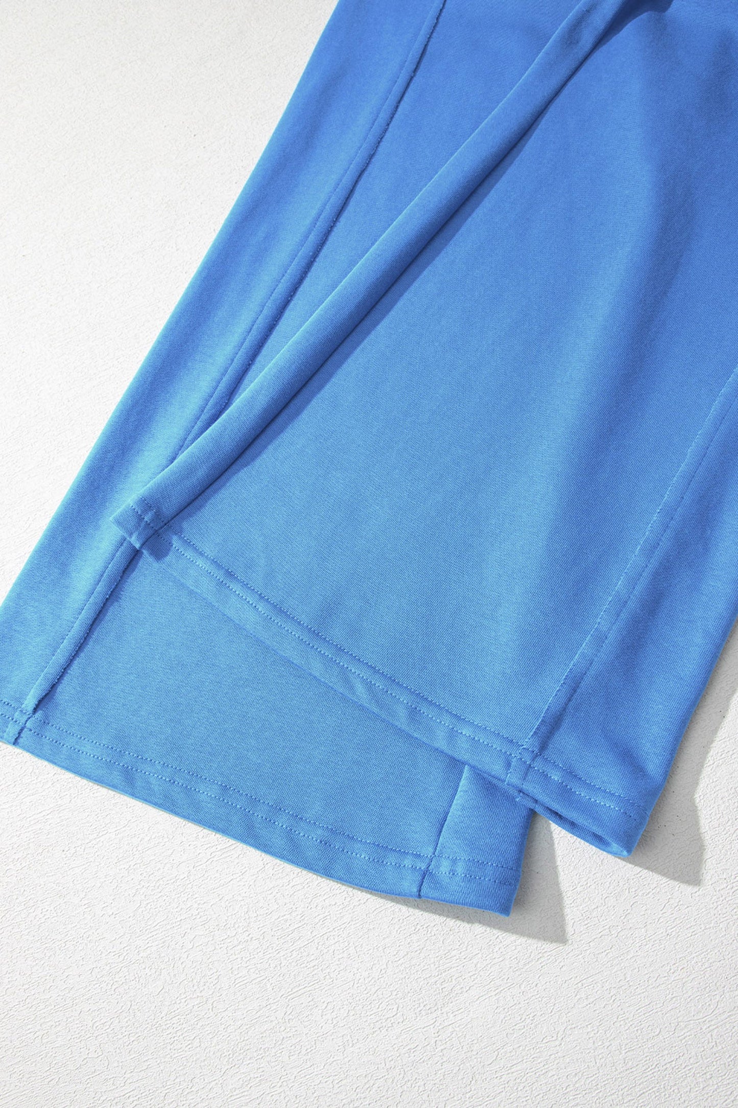Solid Ribbed Tank Top & Sweatpants Set