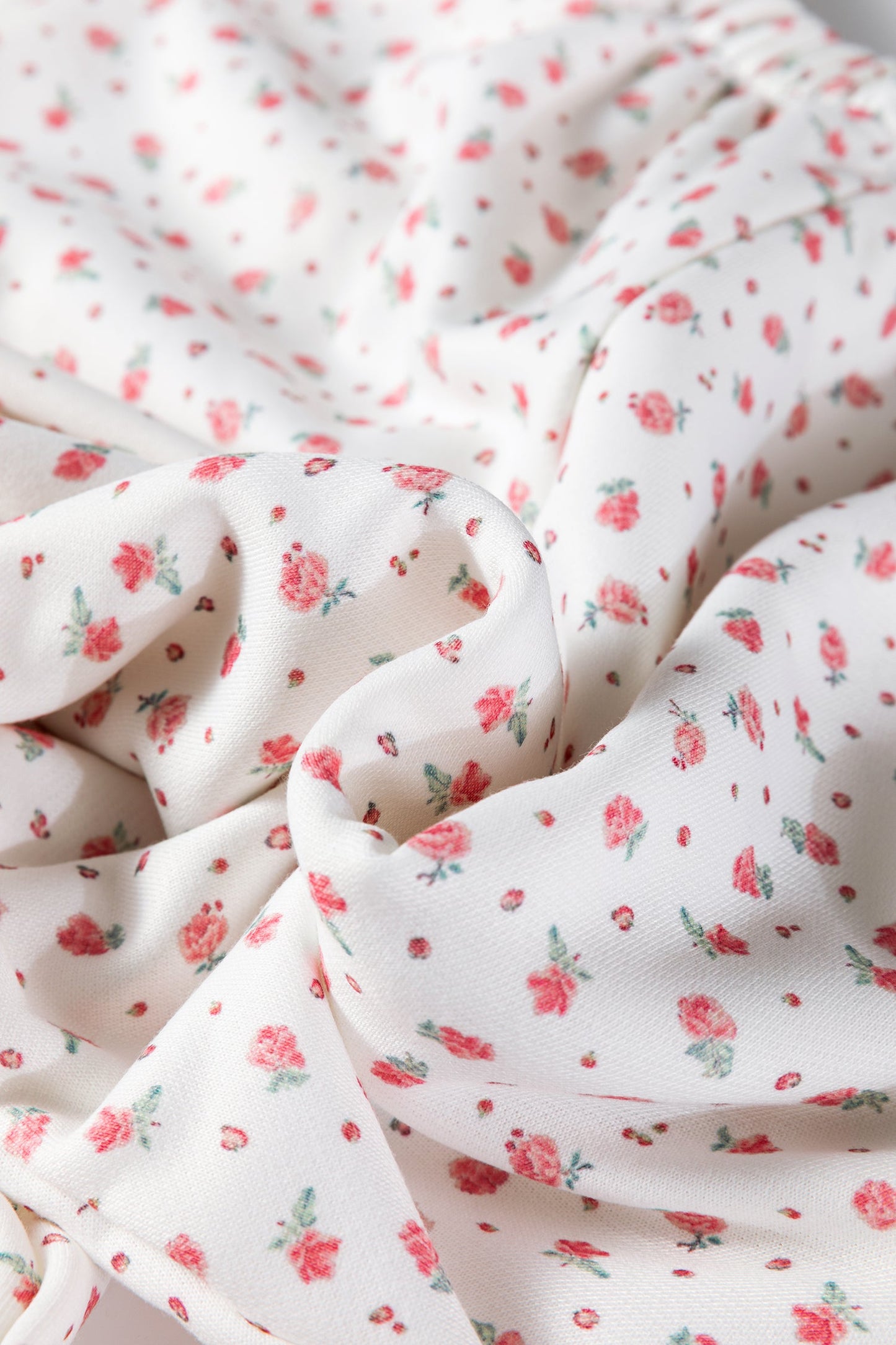Floral Kangaroo Pocket Hoodie and Sweatpants Set