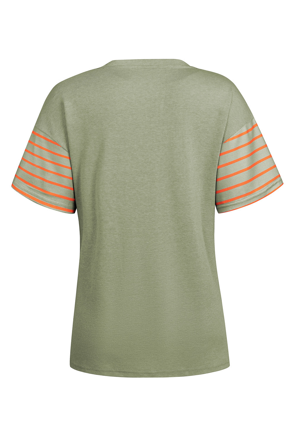 Colorblock Stripe Detail Loose Fit Shirt