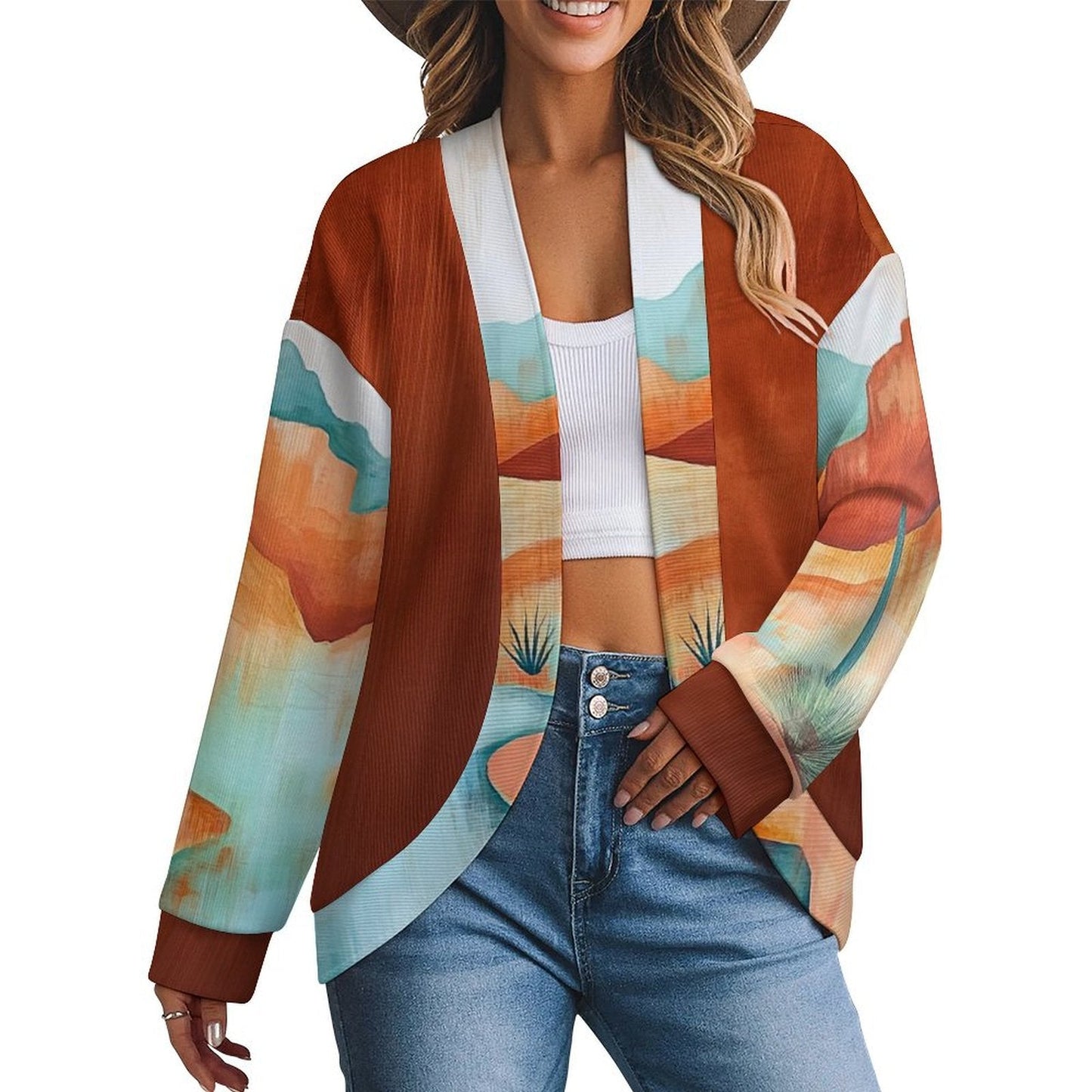 Colores de Mexico Fantasia Drop Shoulder Cardigan