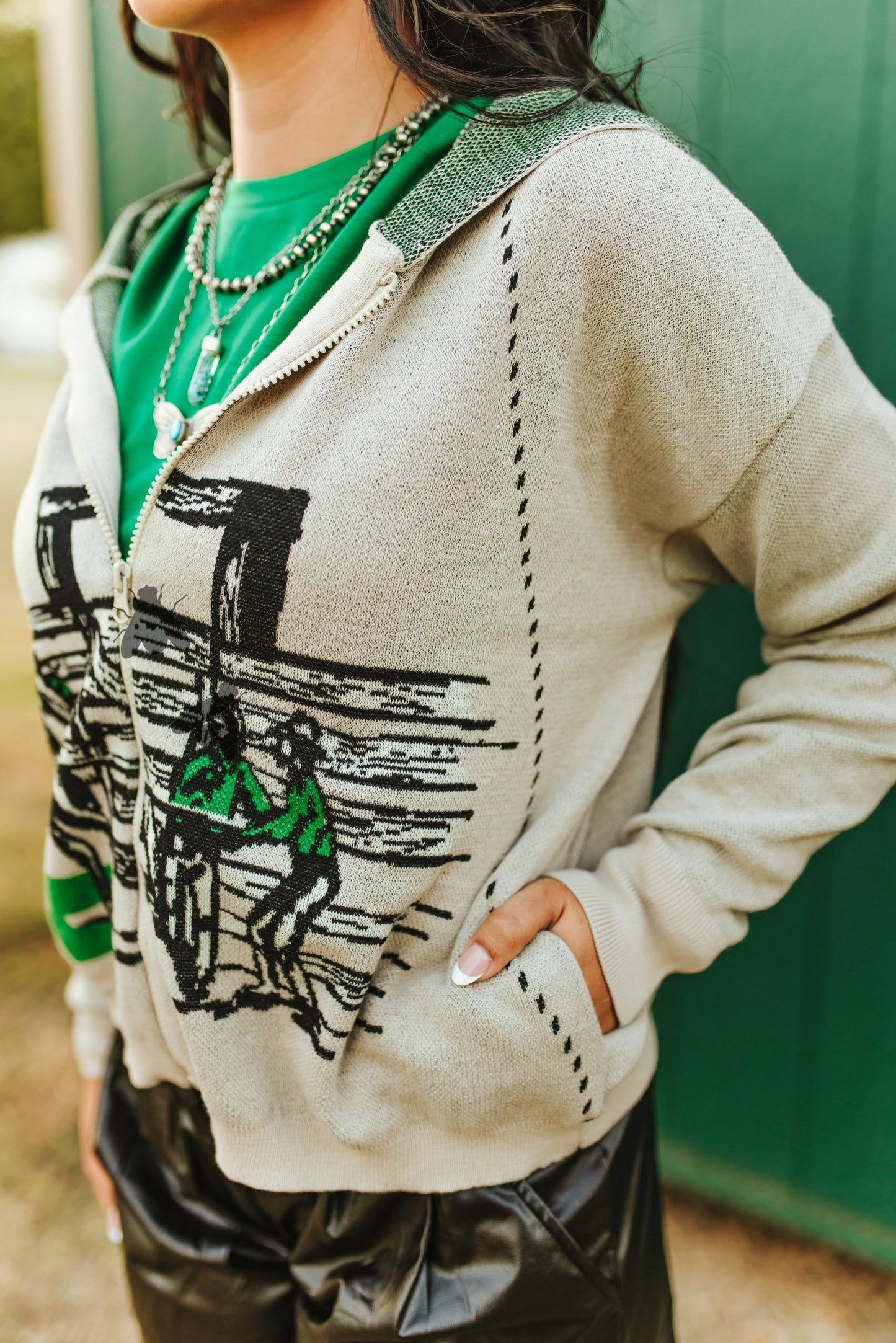 THE RANCHITA *VERDE Sweater by 2 Fly