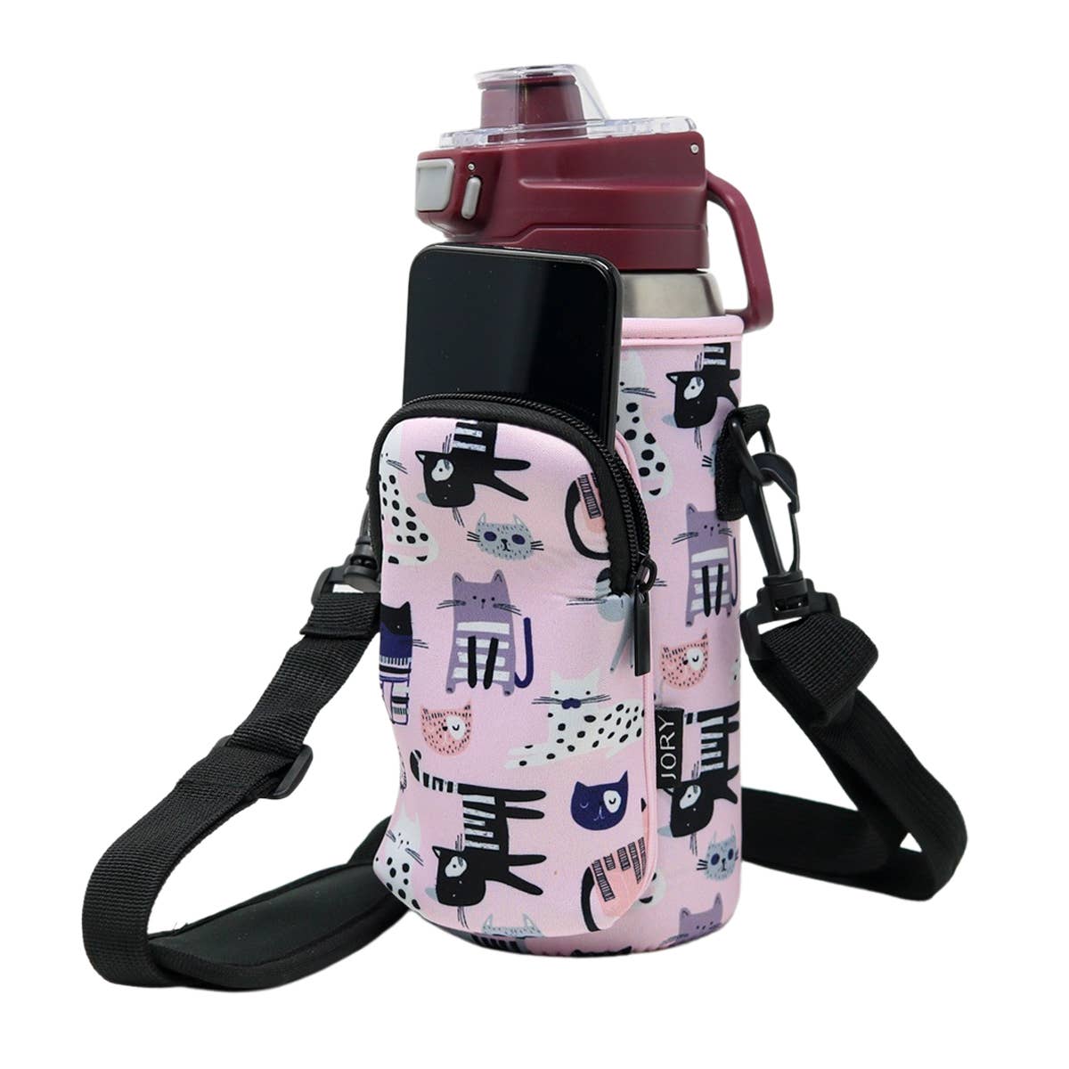Tumbler Case Cat Parents On-the-Go  Cross Body Bag | Pretty Kitties