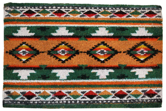 Outdoor Coir Mat, Aztec