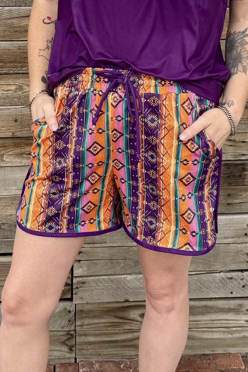 Sunset Mesa Long Shorts by Sterling Kreek