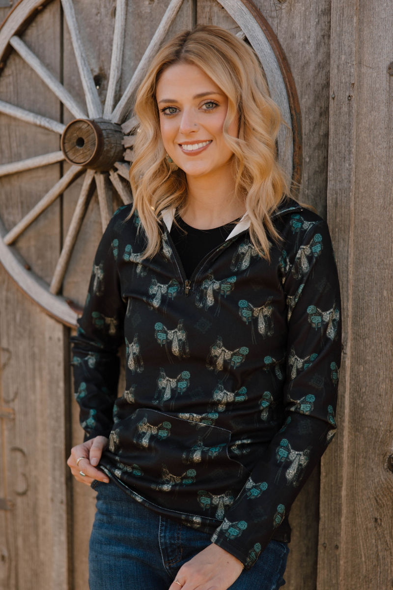 Southwest Saddle Pullover