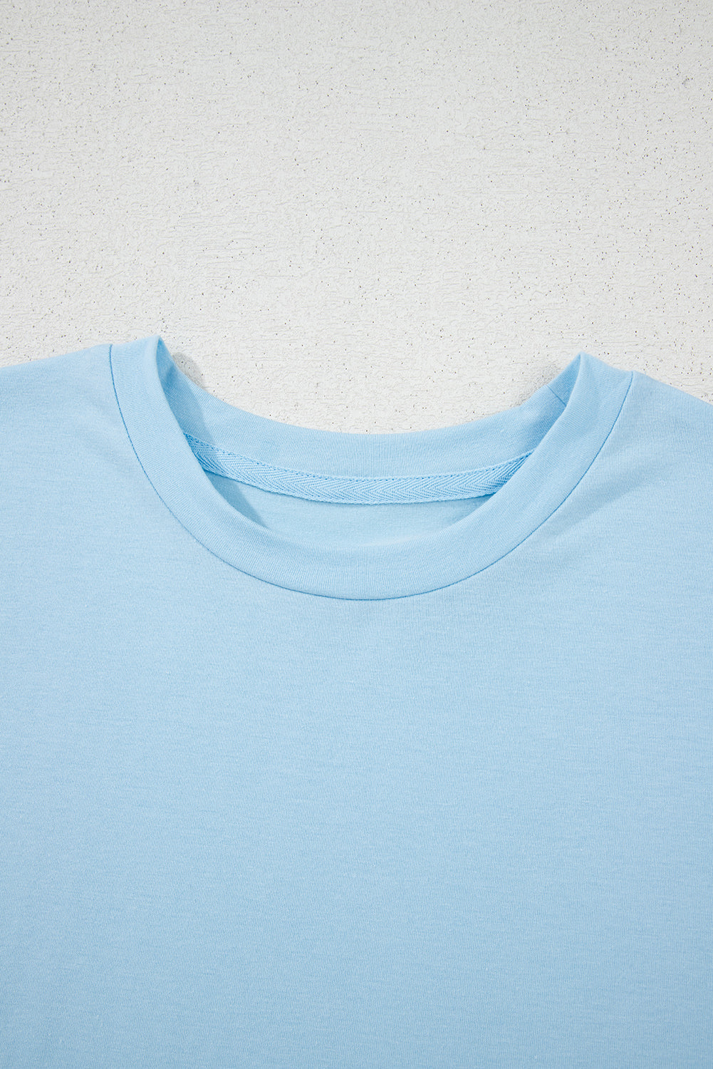 Plain Crew Neck Tee