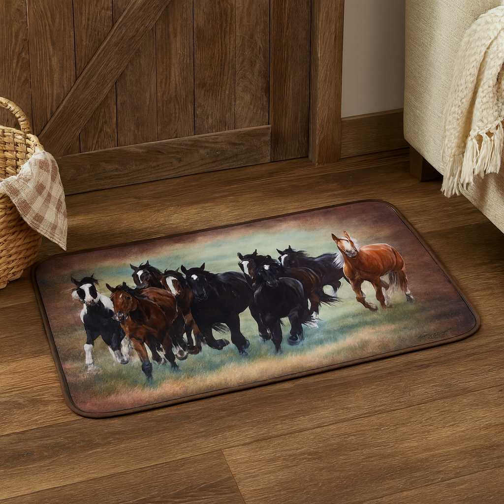 BATH MAT HORSE