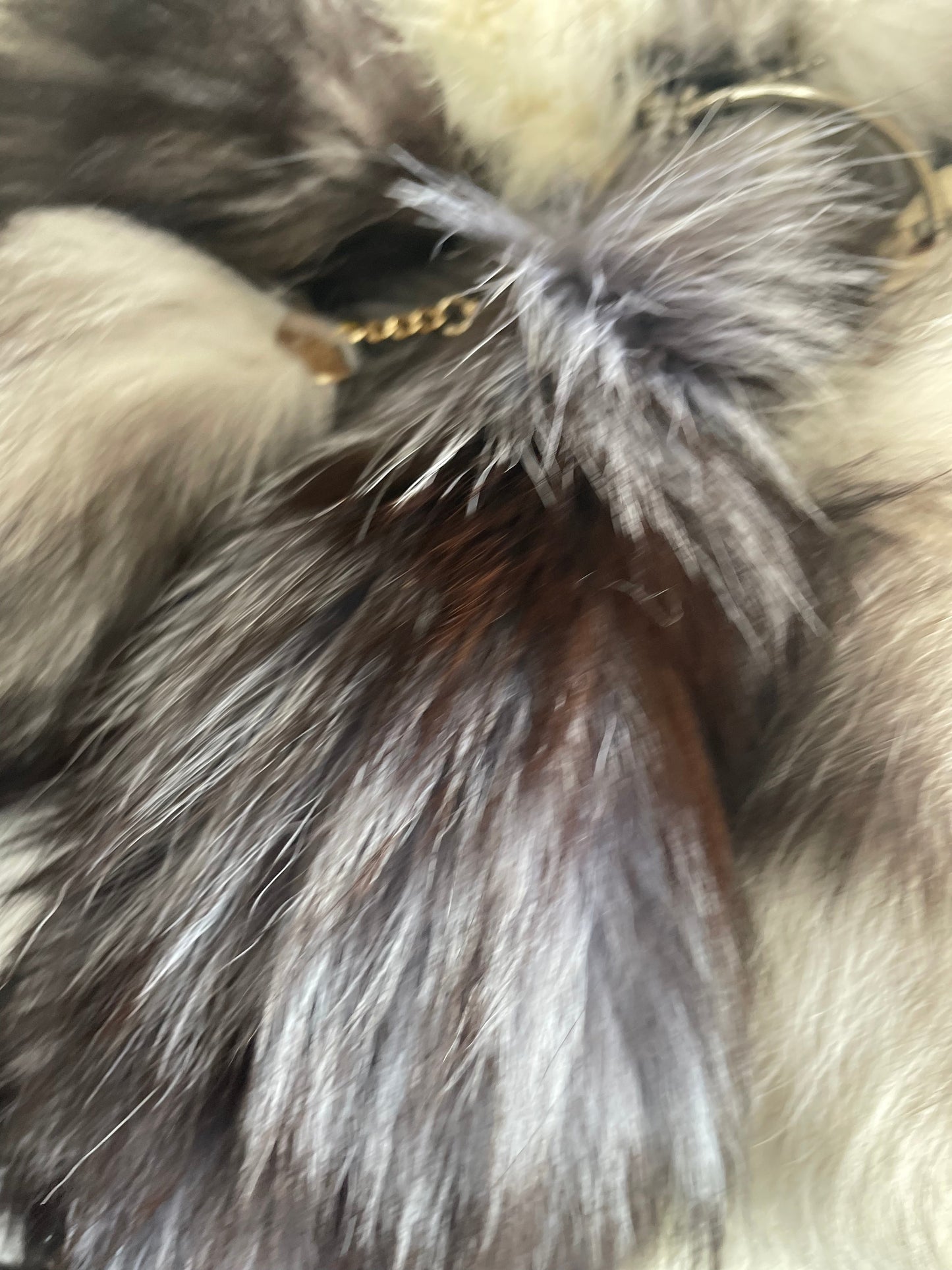 Assorted Short Fox Tail Keychains