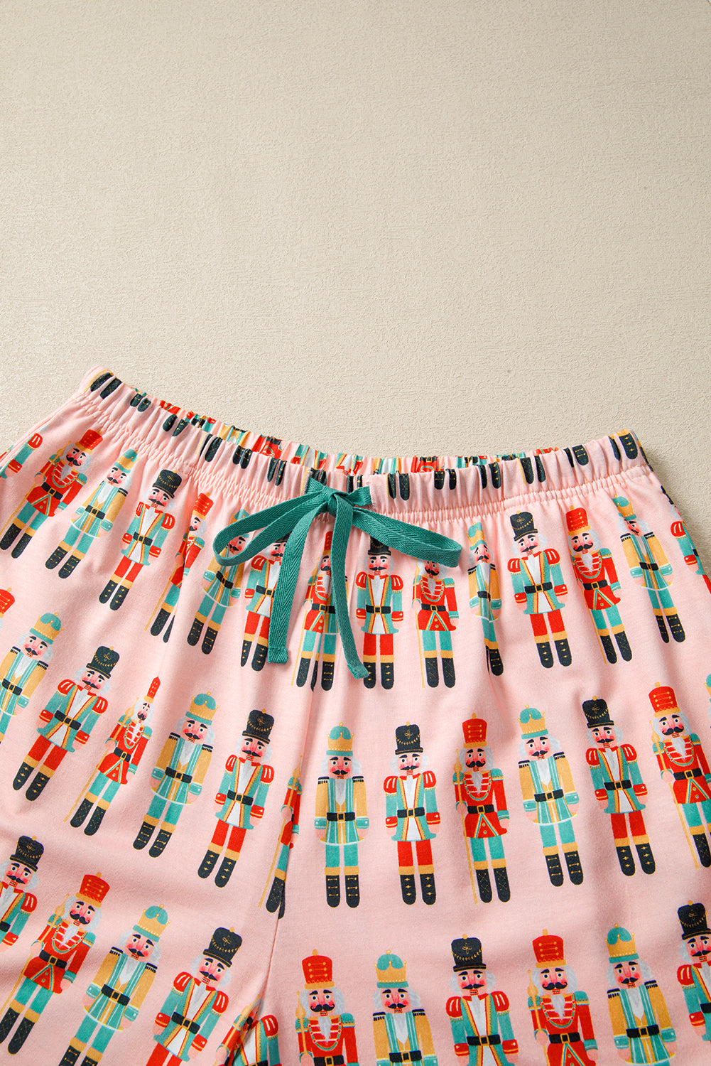 Nutcracker Top and Shorts Christmas Pajama Set