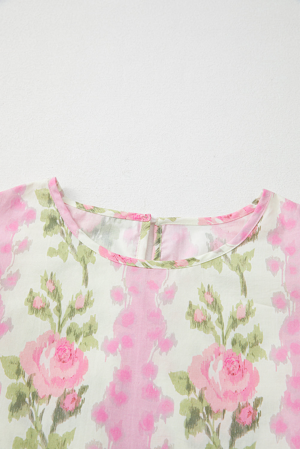 Floral Ruffle Sleeve Summer Top