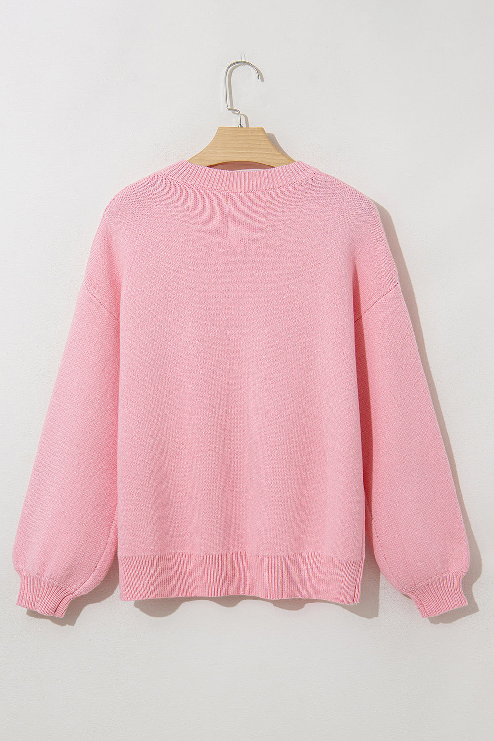 Bow Valentine Long Sleeve Crewneck Sweater