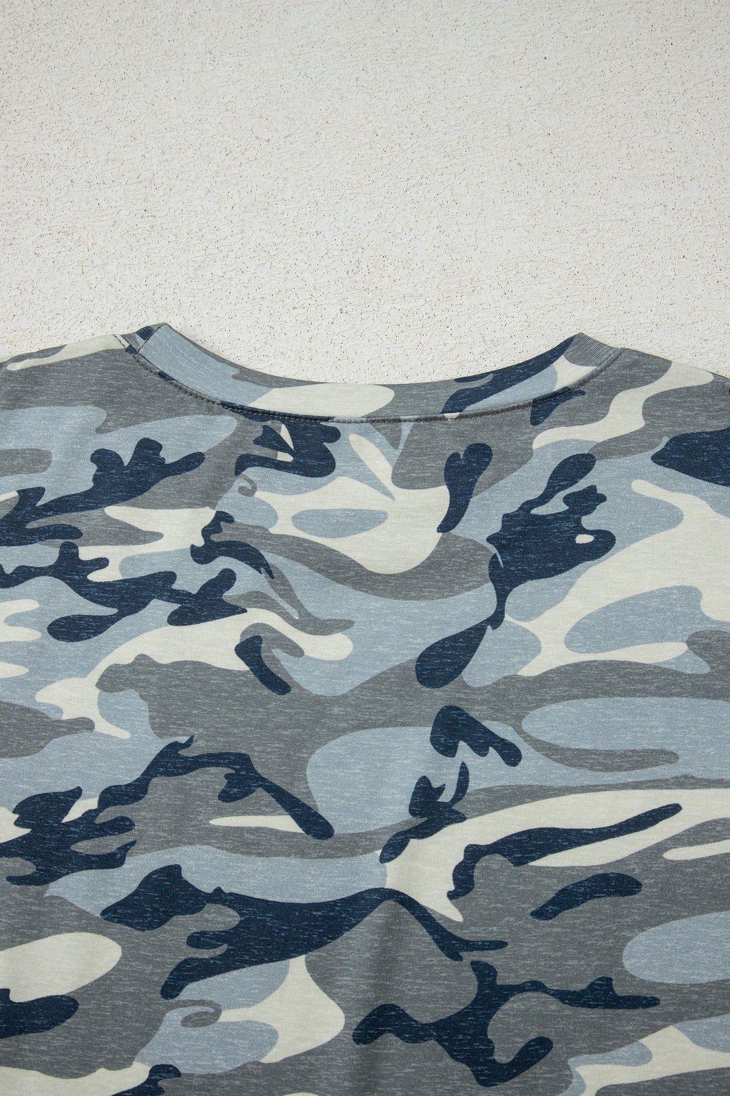 Camo Short Sleeve Crew Neck T-Shirt