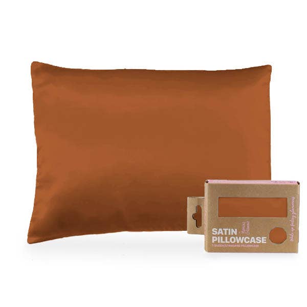Eco Packaged Satin Pillowcase for Hair & Skin-Queen/Standard