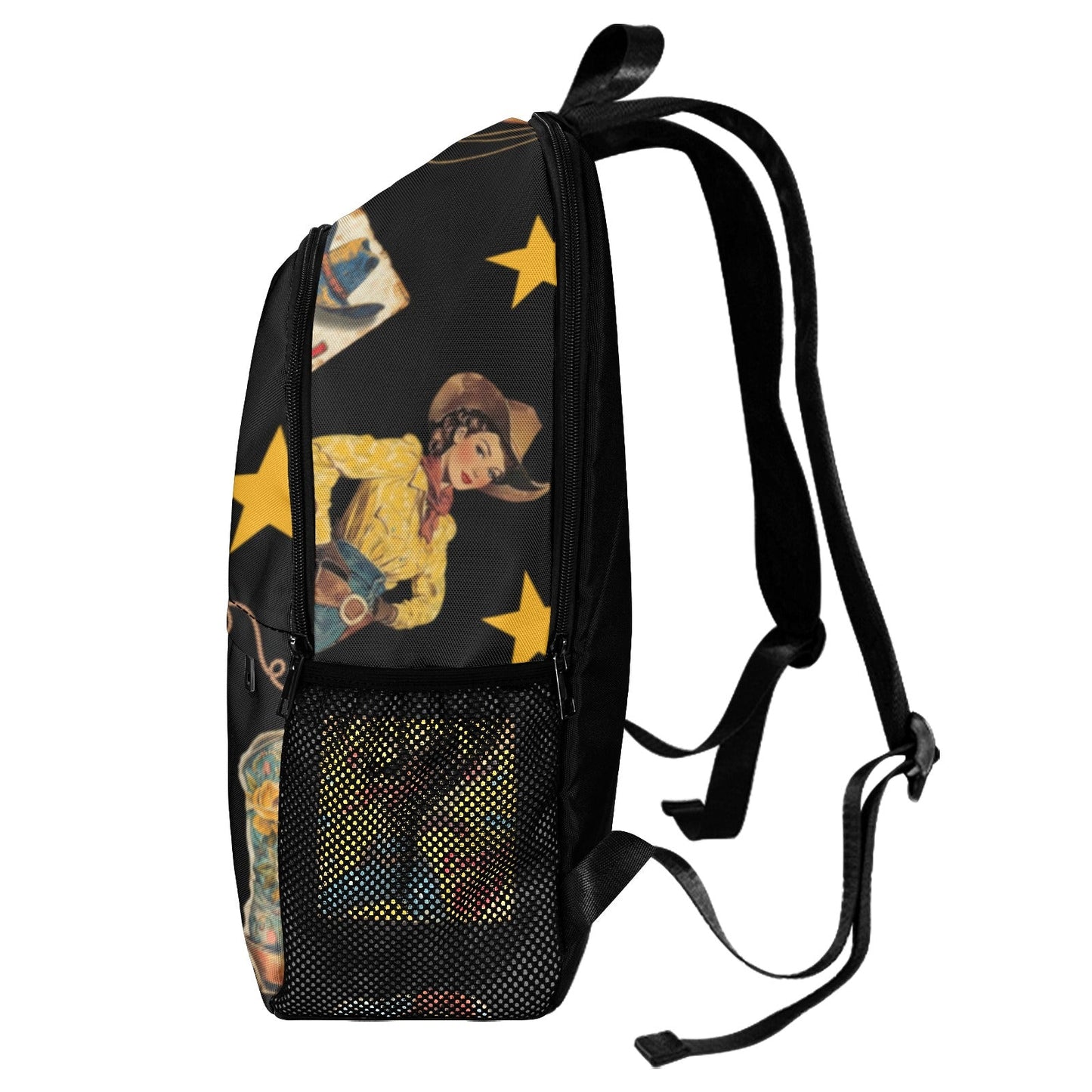 Vintage Cowgirl Collage Backpack