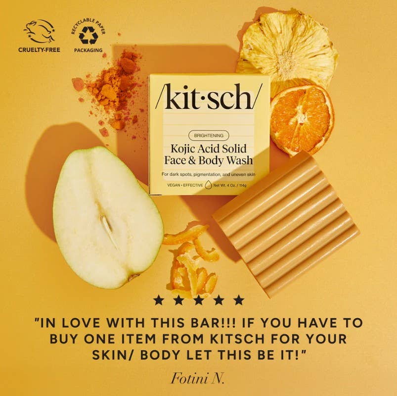Kojic Acid Bar for Hyperpigmentation & Dark Spots by Kitsch