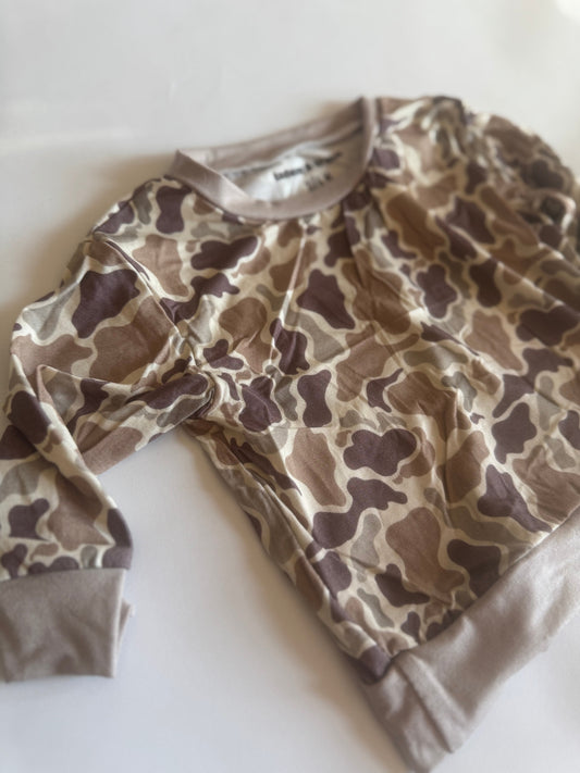 Duck Camo Bamboo Pullover